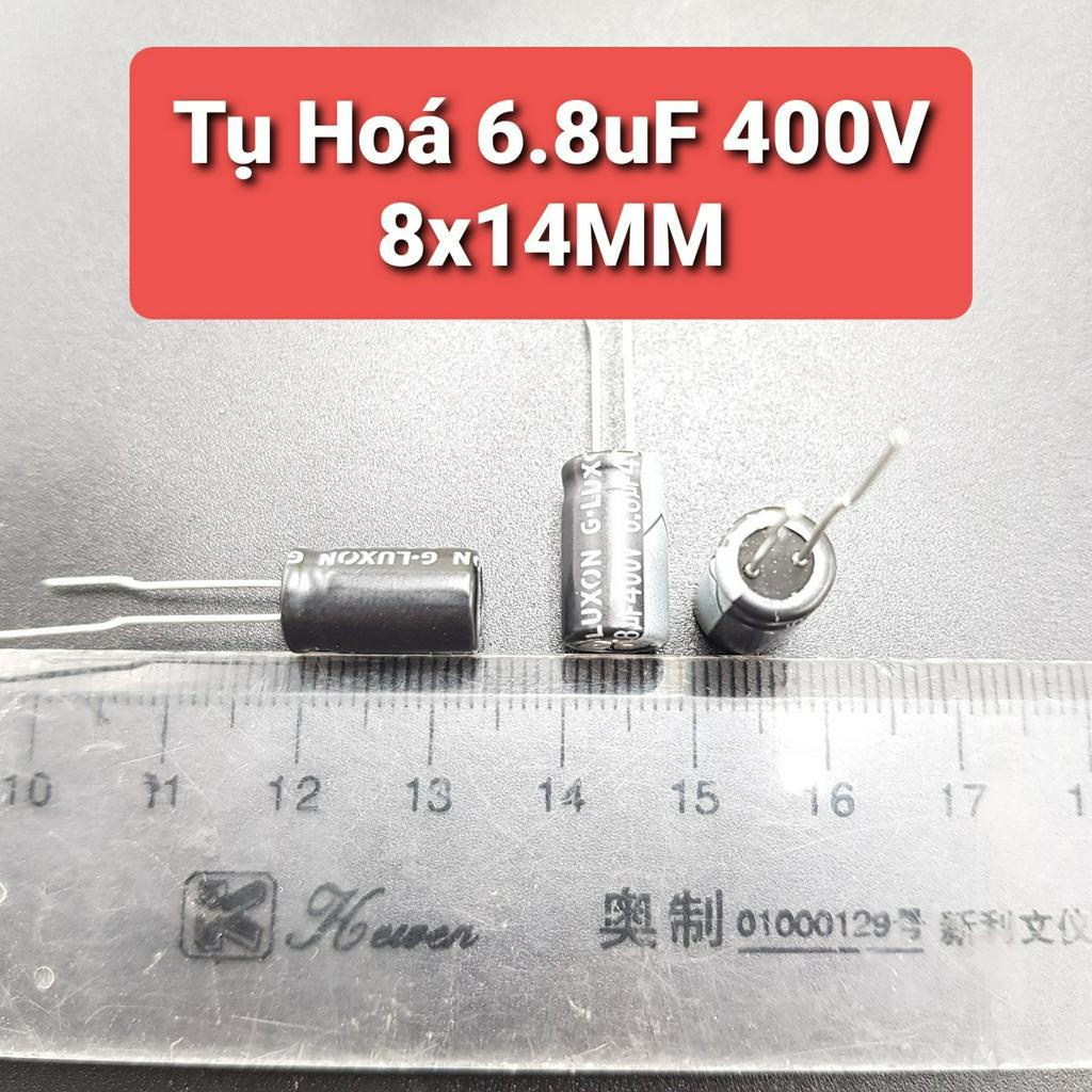 COMBO 100 Chiếc Tụ Hóa 6.8uF 400V 8x14MM Tụ Phân Cực Lọc Nguồn đầu vào ShopLinhKienM2M