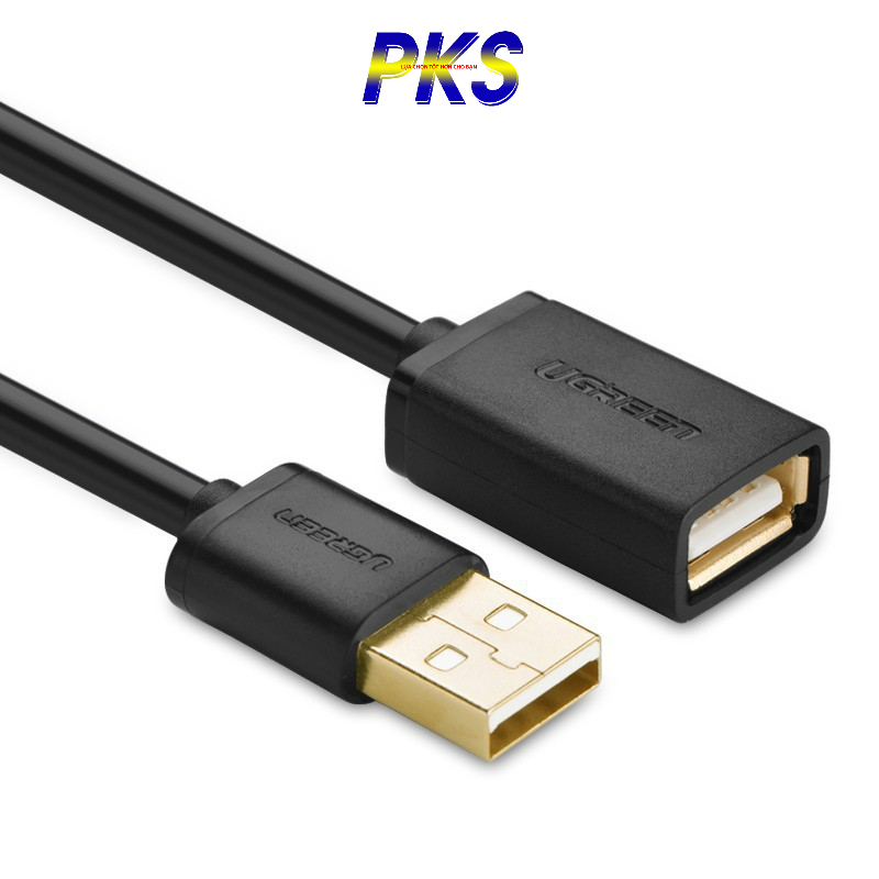 Cáp USB 2.0 nối dài 0.5-5m đầu mạ vàng chính hãng Ugreen 10313 - 10318