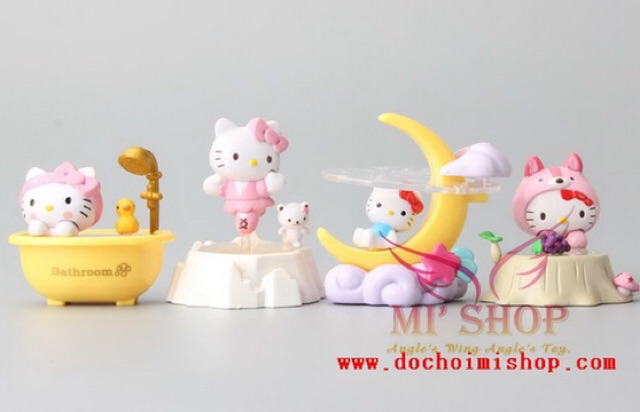 Set 8 Mô Hình KITTY ( Fullbox )