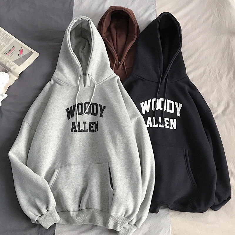 Áo sweater UNISEX , Áo hoodie form rộng oversize Hàn Quốc nam nữ chất liệu cotton co dãn mềm mại