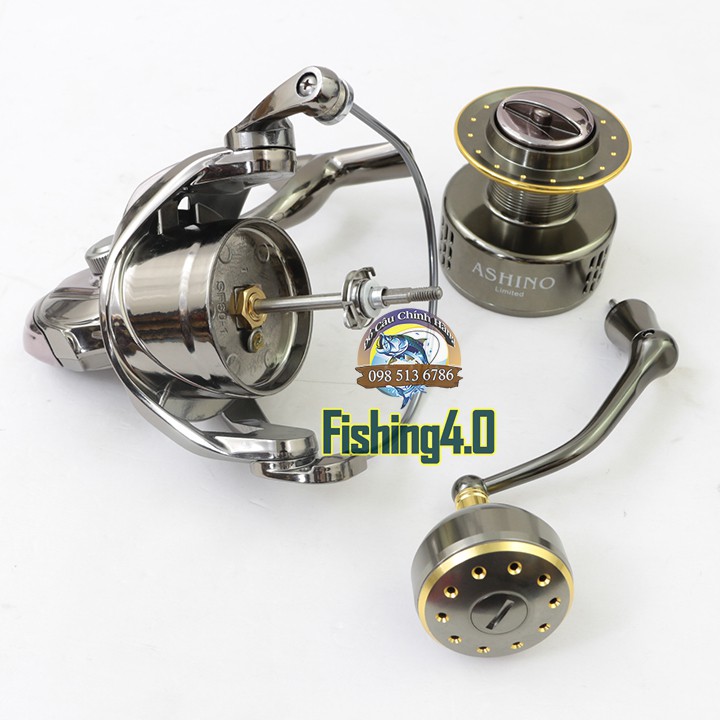 Máy Câu ASHINO SW6000A Full Kim Loại Mẫu New Hot 2020 - Fishing4.0