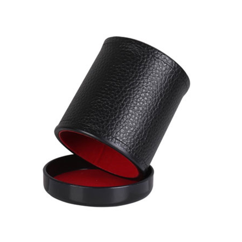 Ly Uống Nước Chất Liệu Da PU Màu Xanh Lá / Đỏ Kích Thước 8x9.8x9cm / 3.14x3.85x3.54inch