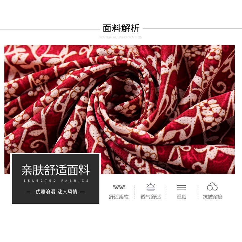 Đầm Dài Dáng Rộng In Hoa Phong Cách Phương Tây Thời Trang Mùa Hè Hàng Mới Dành Cho Phụ Nữ Trung Niên 2022