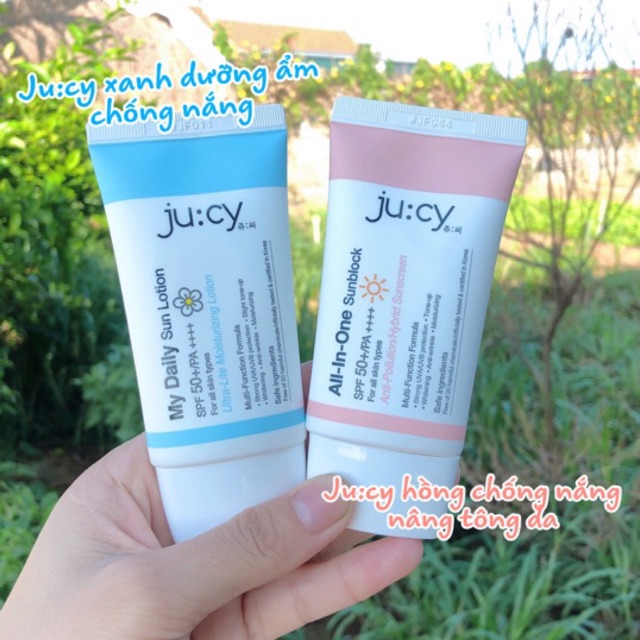 Combo Kem chống nắng Jucy dưỡng trắng và dưỡng ẩm | BigBuy360 - bigbuy360.vn