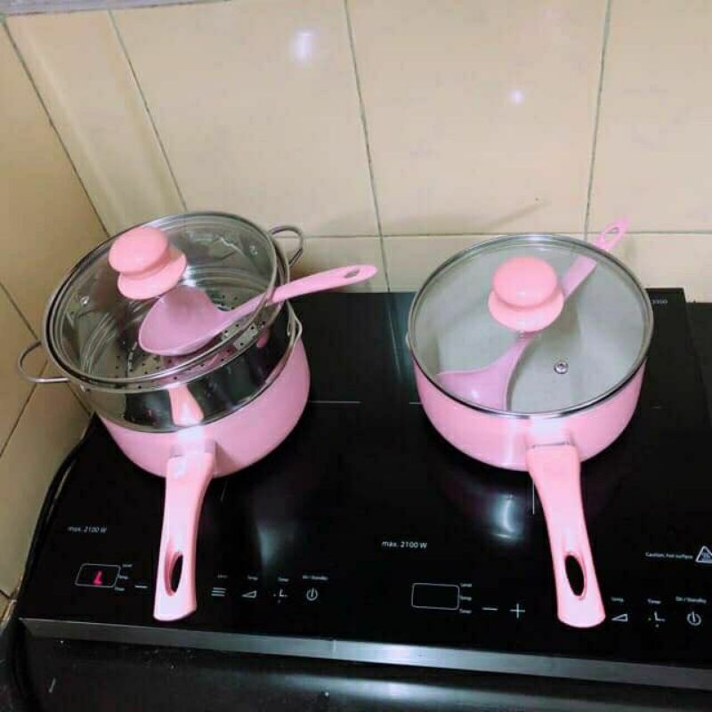 Nồi ăn dặm chống dính đáy từ nấu cháo, hấp, xào rán...