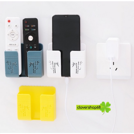Kệ Dán Tường Vuông Để Điện Thoại,Điều Khiển Remote Siêu Tiện Lợi - Khay Đựng Đa Năng Dán Tường🍀 Clovershop68 🍀