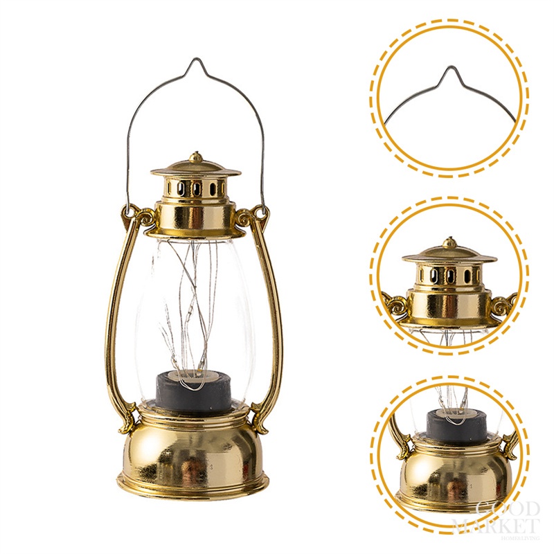 Đèn Dầu Hình Ngựa Một Sừng Phong Cách Cổ Điển Dùng Trang Trí Lễ Halloween