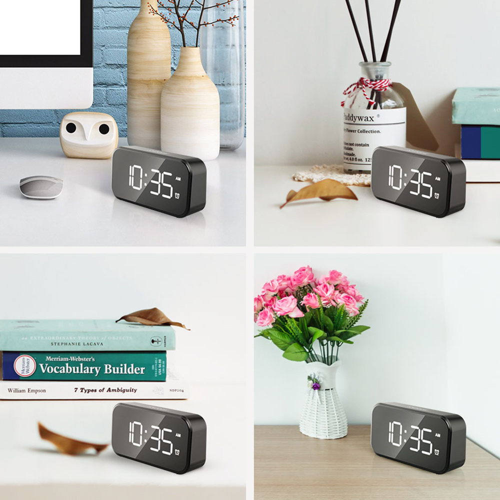 Đồng Hồ Báo Thức Điện Tử Có Đèn Led 5v 2a Snooze Time: 5 Phút