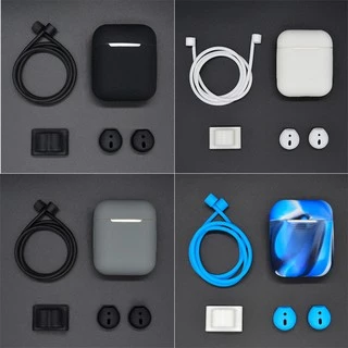 Bộ Phụ Kiện 5 Trong 1 Bằng Silicon Cho Tai Nghe Airpods