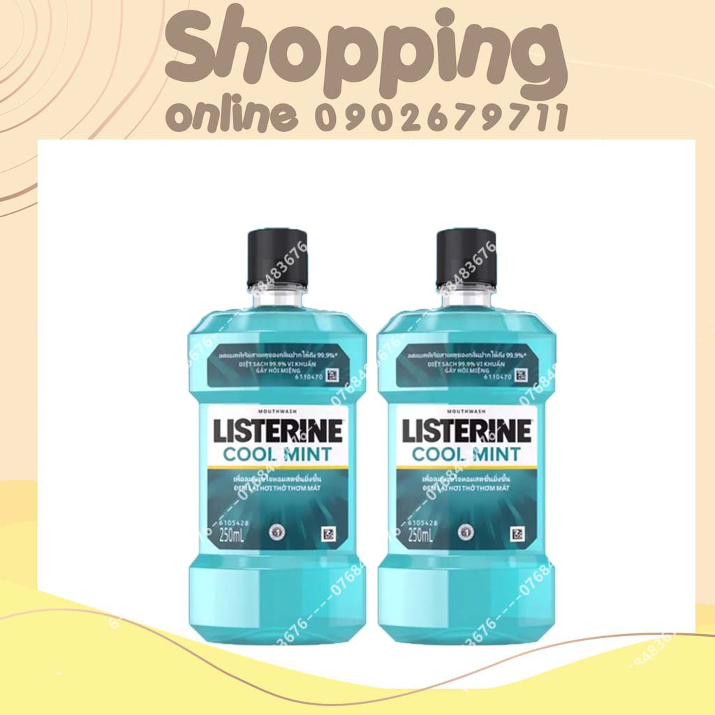 Nước súc miệng Listerine Thái Lan - 250ml