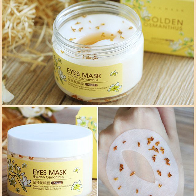 Hộp 80 Miếng Mặt Nạ Thâm Mắt Laikou Eyes Mask Golden Osmanthus