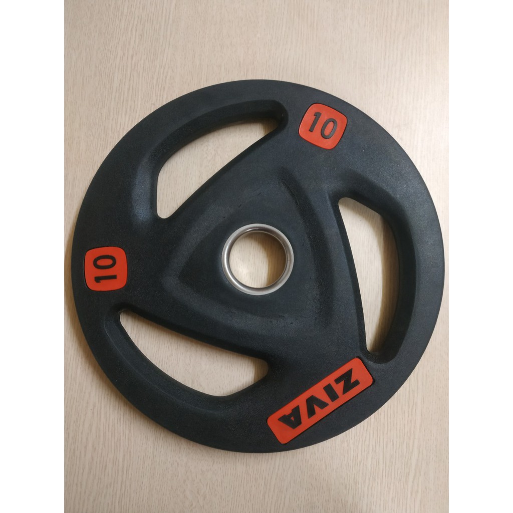 Tạ đĩa bọc cao su, Bánh tạ phi 50 Ziva 10kg