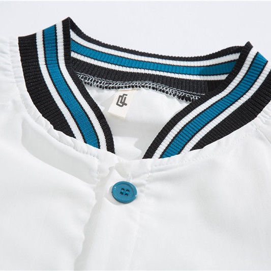 Áo Sơ Mi Bóng Chày Tay Lửng Thêu Chữ Cá Tính Dành Cho Nam/Size M-3xl 2022