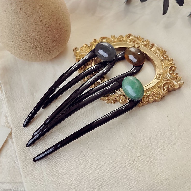 Kẹp Tóc Đính Bóng Tròn Thiết Kế Đơn Giản Thời Trang Cho Nữ