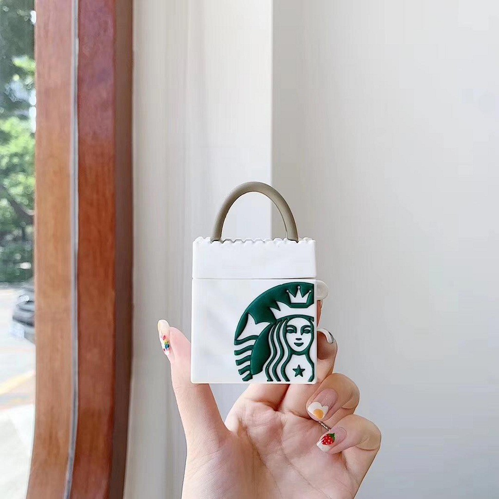 ỐP BẢO VỆ AIRPODS TÚI STAR-BUCKS Case Tai Nghe Không Dây Airpods 1/ 2/ i12/ Pro