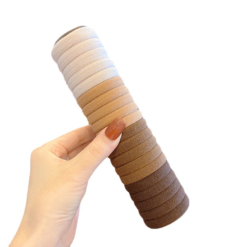 Set 20 Dây Thun Cột Tóc Co Giãn Phong Cách Hàn Quốc