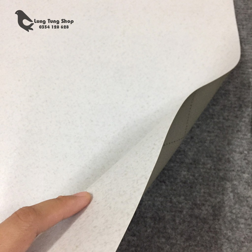 Phông nền chụp hình - Thảm nhựa chụp hình màu trắng nhám