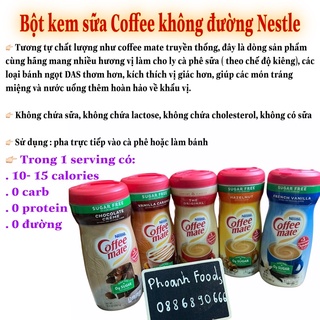 Coffee mate - bột kem sữa coffee Nestle - ăn kiêng