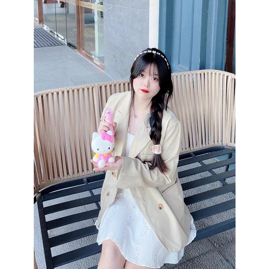 Đèn lồng trung thu hello kitty có đèn led phát sáng, có nhạc vui nhộn, khe nhét tiền tiết kiệm siêu dễ thương cho bé