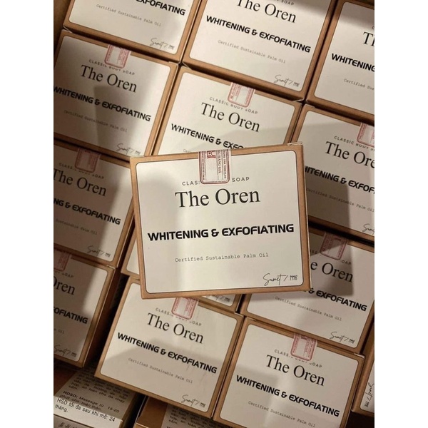 Xà Bông Truyền Trắng The Oren Soap 100gr (công ty)