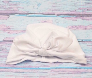 Mũ turban nơ cho bé gái