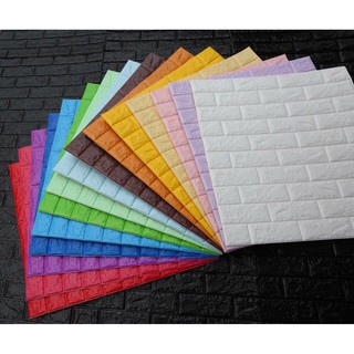 Xốp dán tường 3D vân gạch cách âm (kho TpHCM )