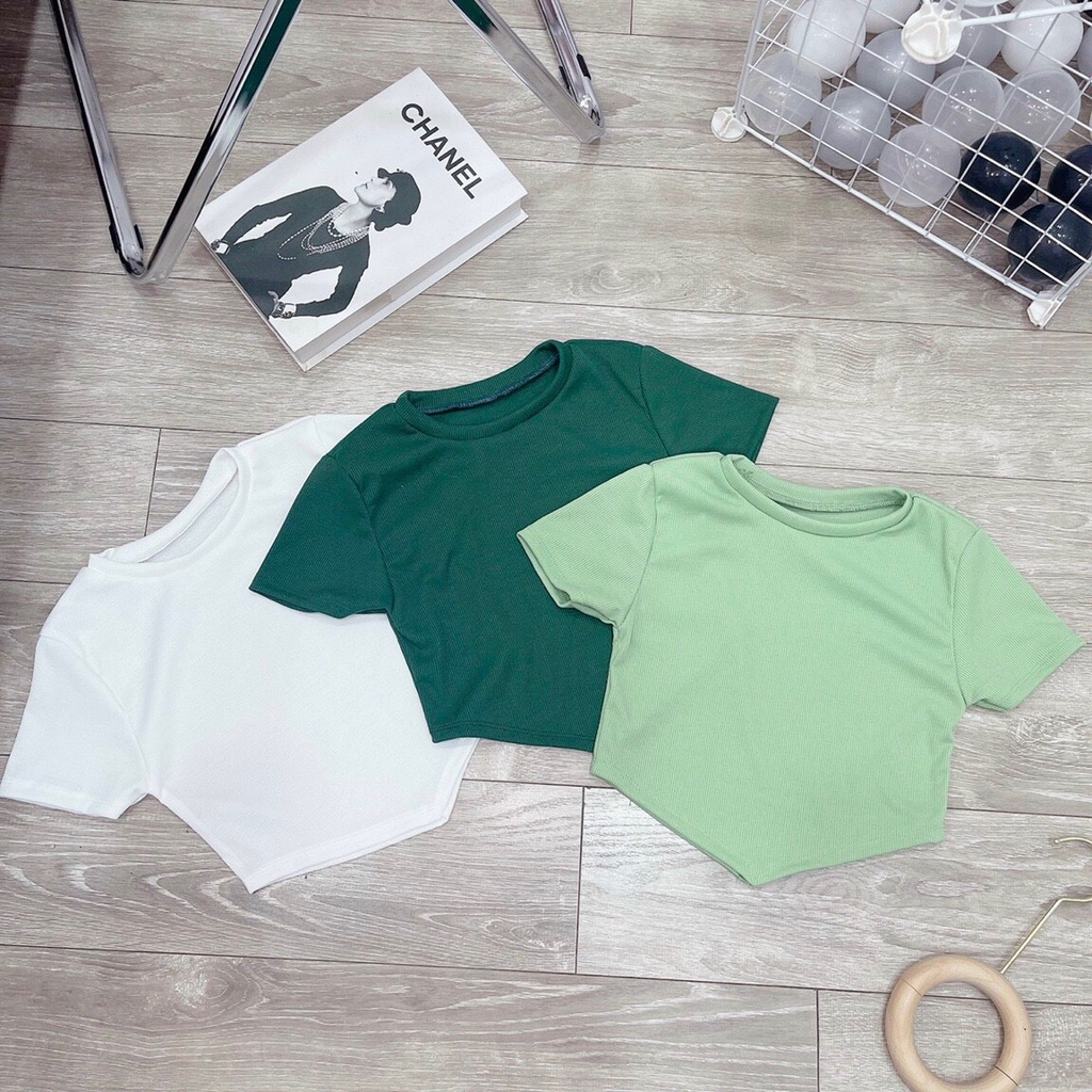 Áo thun nữ form croptop vạt NHỌN siêu hot hit - Áo thun cho bạn nữ Gợi Cảm Năng Động là đây chứ đâu!