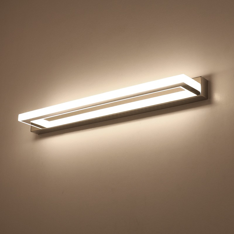 Thanh đèn LED gắn gương soi phòng tắm khung bằng nhôm chống ẩm
