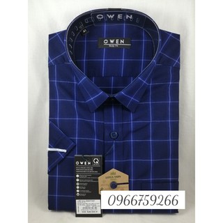 áo sơ mi cộc tay sợi sen owen (lotus) siêu cao cấp BA90770NT