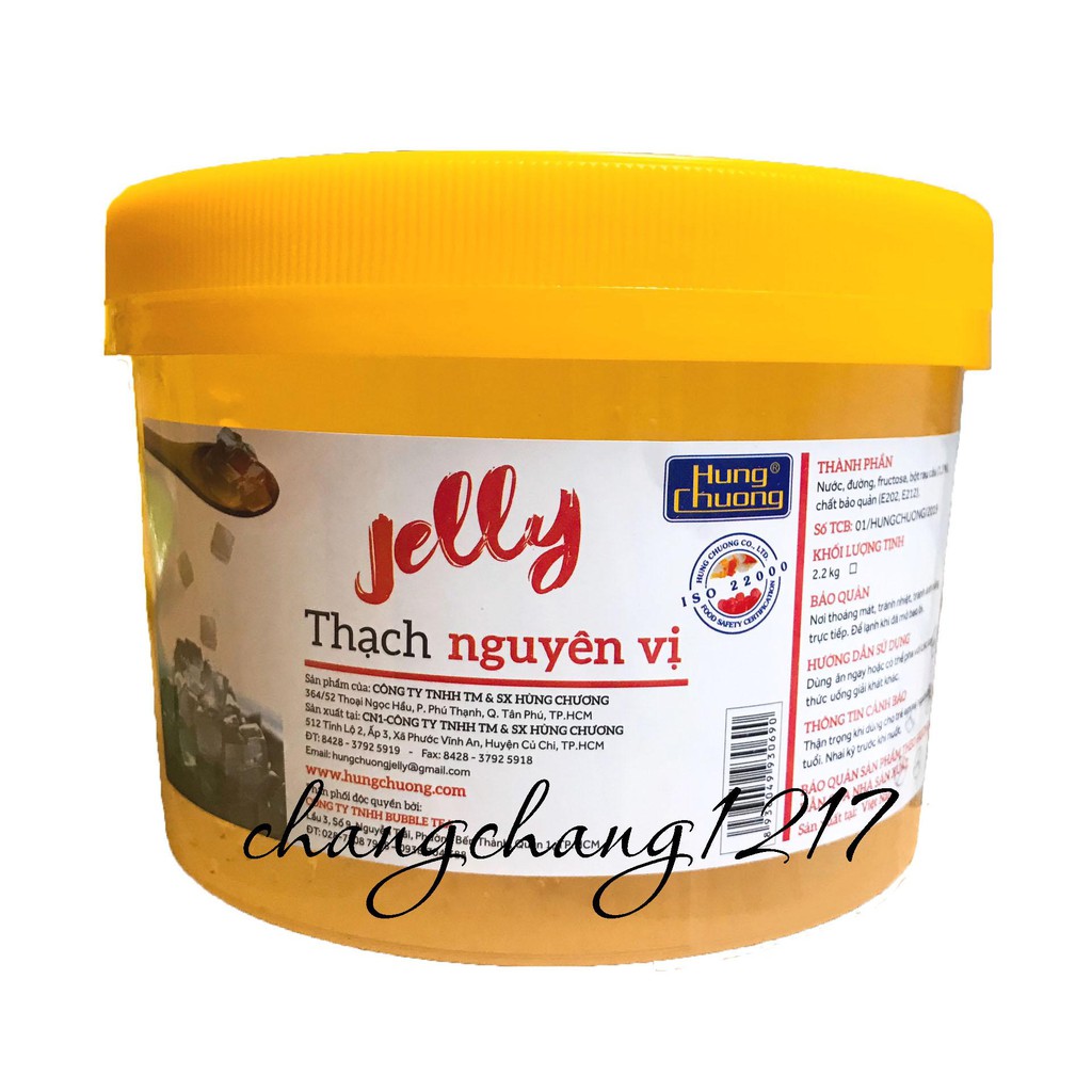 Thạch Dừa Rau Câu Hùng Chương Jelly Hủ 2kg2