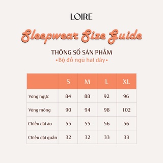 Bộ Đồ Ngủ Nữ Lụa Trơn Mềm Mịn Loirechic BDN05