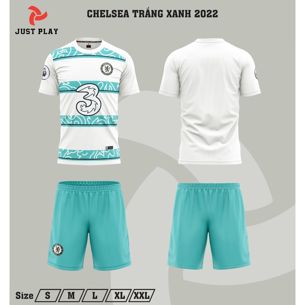 Bộ Quần Áo Chelsea ( In tên số theo yêu cầu ) Xanh mùa 2021 2022 hàng Việt Nam. Áo bóng đá CLB