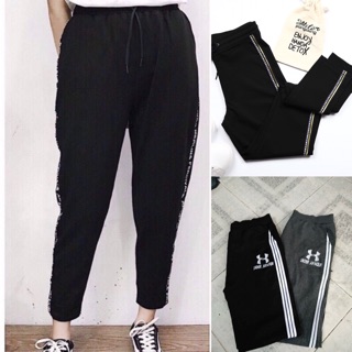 Quần legging sọc vải coton co giãn tốt đủ sọc ảnh thật 100%