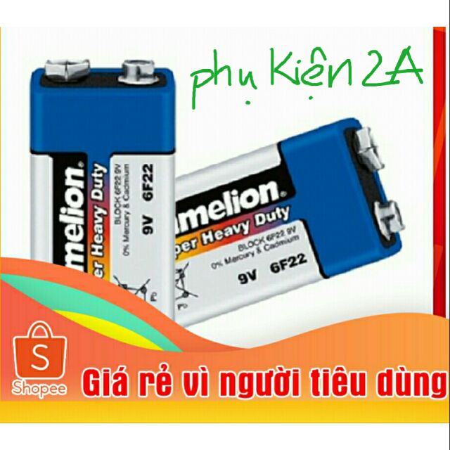 Combo 2 Viên Pin 9V Camelion cho micro không dây