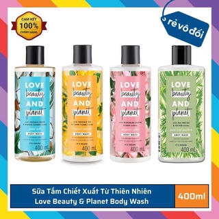 Sữa tắm chiết xuất từ thiên nhiên Love Beauty And Planet 400ml - Thái Lan