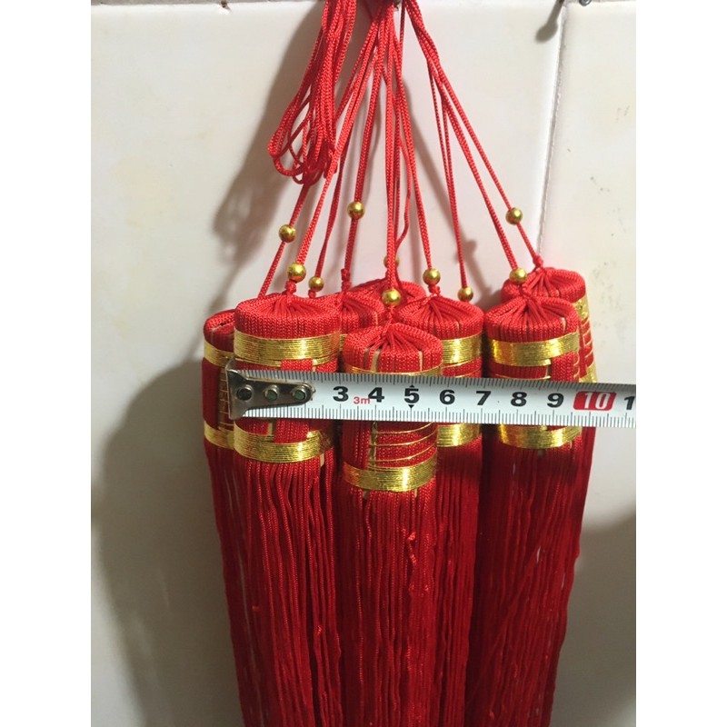 Dây đồng tâm kết tua rua móc 40cm, cù tầu tua rua treo giá rẻ