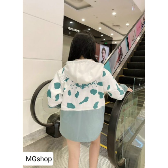 ÁO KHOÁC GIÓ NỮ PHỐI LOANG | BigBuy360 - bigbuy360.vn
