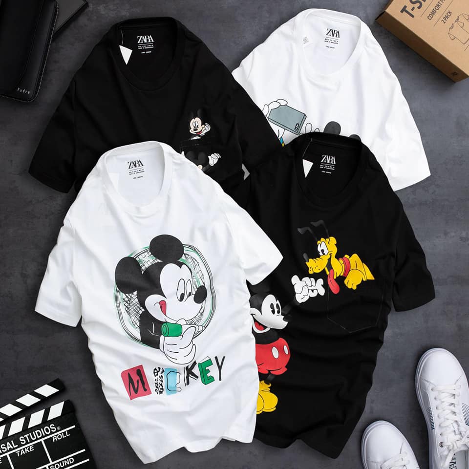 Aó phông Zara Mickey 2020