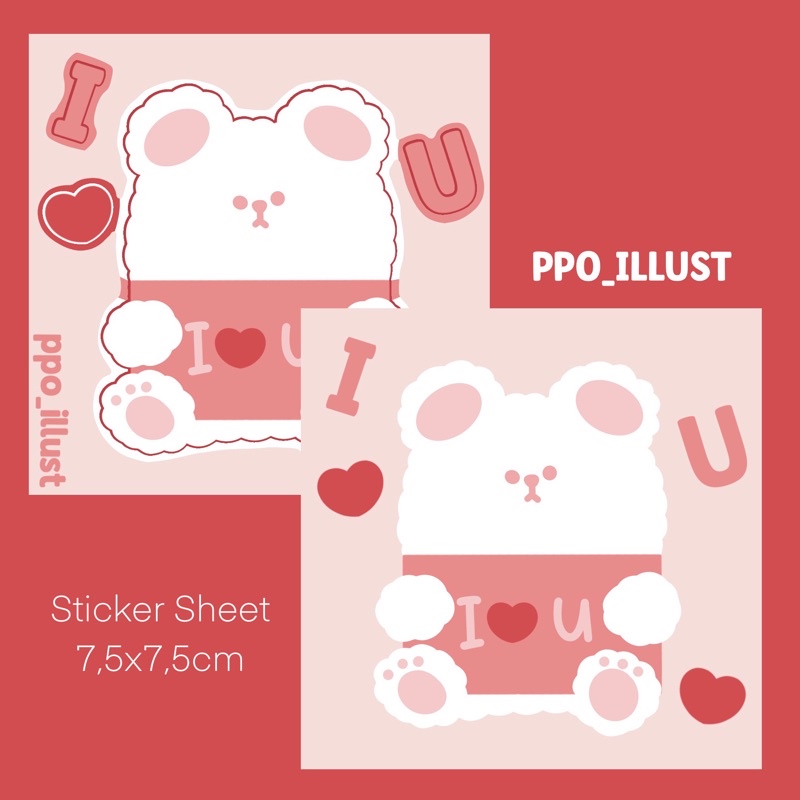 Ppo | Valentine Mini Sticker Sheet