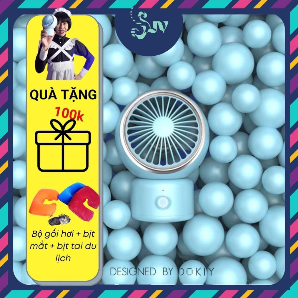 Quạt cầm tay tích điện mini để bàn sạc usb dễ thương - BOHE BOHO