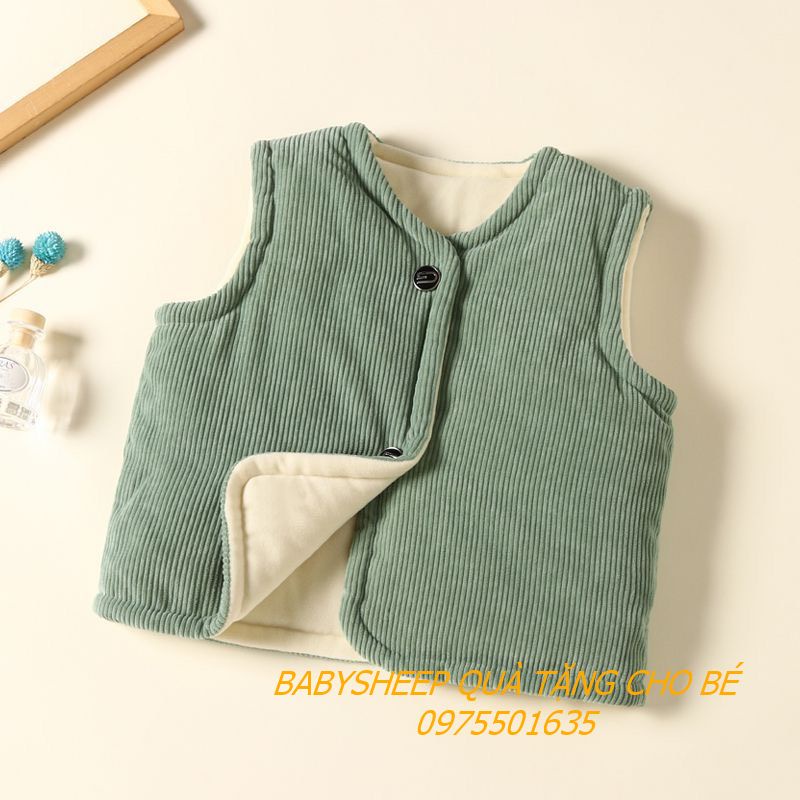 Áo khoắc gile cho bé trai bé gái