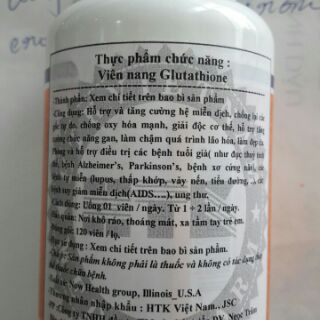 VIÊN UỐNG TRẮNG DA GLUTATHIONE
