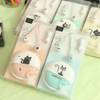 Tai nghe mèo SẴN hộp xanh và tím