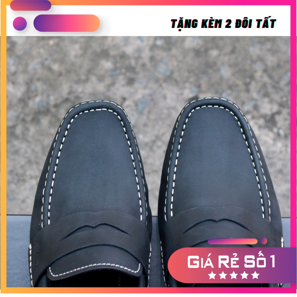Giày lười nam da bò cao cấp, nhập Thái Lan Full hộp, bảo hành 2 Năm, mã SP CL03M, Thai Fashion Store