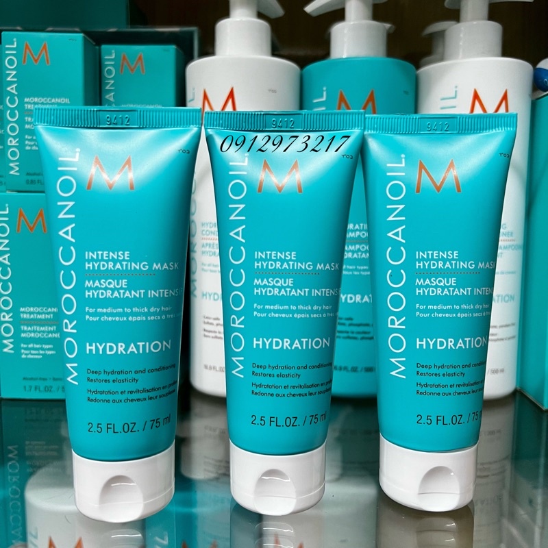 Dầu hấp dưỡng ẩm sâu Moroccanoil Intense Hydration Mask 75ml