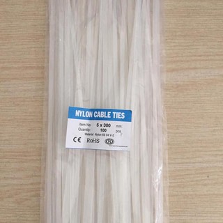 1 BỊCH DÂY RÚT NHỰA 3 TẤC (30CM) TRẮNG, ĐEN