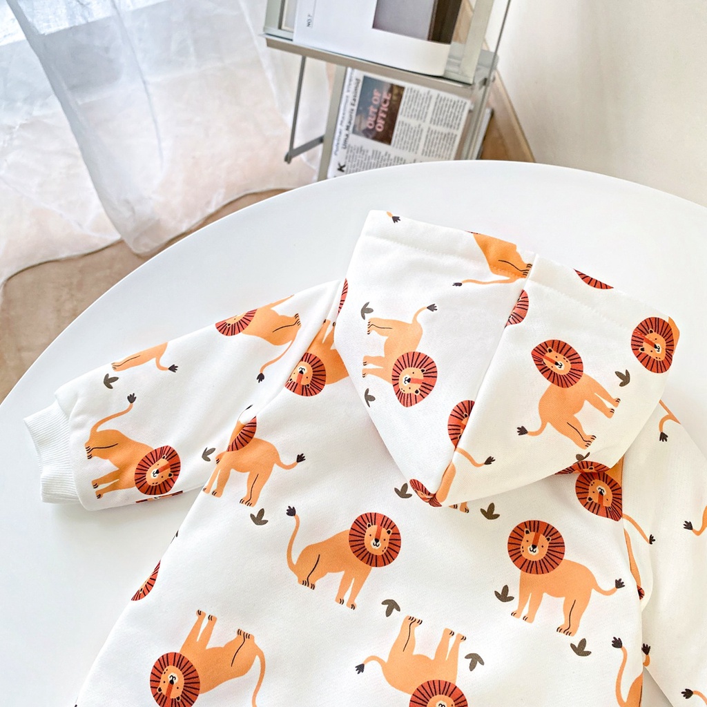 Sanlutoz Dễ thương Mùa đông Thời trang Hoạt hình Đã Áo liền quần