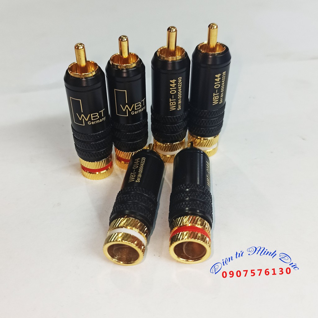 Jack RCA - Đầu Giắc AV Khóa WBT