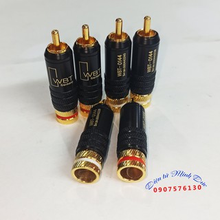 Jack rca - đầu giắc av khóa wbt
