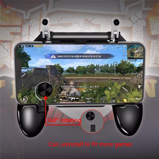 Combo tay cầm và nút chơi game SP+ hỗ trợ các game Rules of Survival, Pubg mobile, Knives out , CF, Tập kích - 5828